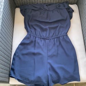Navy blue romper